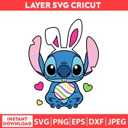 Easter Stitch Svg, Free Svg, Daily Freebies Svg, Disney Svg, Dxf, Png, Jpeg, Pdf Digital file