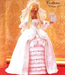 Barbie Crochet Patterns - 1778 Louis XVI Bride - Crochet Collector Costume