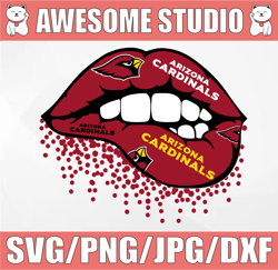 Arizona Cardinals Inspired Lips png File, png file printable, sublimation