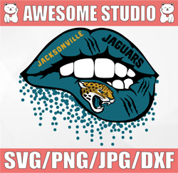 Jacksonville Jaguars Inspired Lips png File, png file printable, sublimation