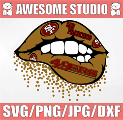 49ers Inspired Lips png File Sublimation Printing, png file printable, sublimation