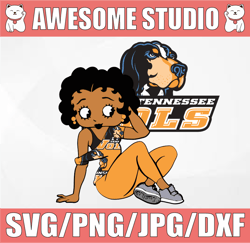 Betty Boop With Tennessee Vols PNG File, NCAA png, Sublimation ready, png files for sublimation,printing