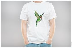 Hummingbird embroidery design p2