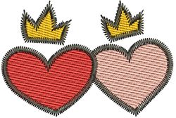 heart embroidery design