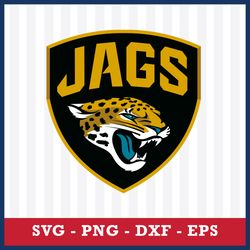 Jacksonville Jaguars Logo Svg, Jacksonville Jaguars Svg, NFL Svg, Sport Svg, Png Dxf Eps File