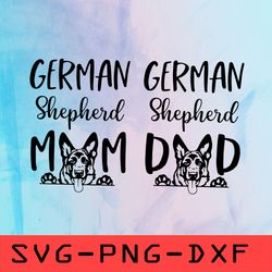 German Shepard Mom And Dad Svg,png,dxf,cricut,cut file,clipart