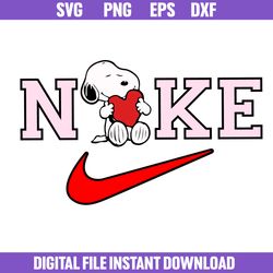 Snoopy Nike Svg, Nike Love Svg, Nike Logo Svg, Snoopy Dog Svg, Png Dxf Eps File