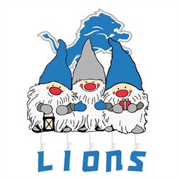 Lions Love Svg, Football Lions Gnome Svg, Love Lions Svg, NFL Svg, Cricut File, Clipart, Detroit Lions Svg, Football Svg