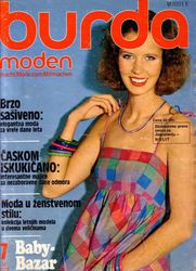 Retro Vintage Sewing Magazine Burda PDF 7 Juli 1978 In German