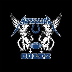 NFL Indianapolis Colts Metallica Heavy Metal Band Football Svg, Cricut File, Clipart, NFL Svg, Sport Svg, Football Svg