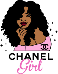 Chanel girl fashion Svg, Chanel brand Logo Svg, Chanel Logo Svg, Fashion Logo Svg, File Cut Digital Download