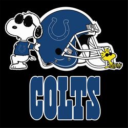 Colts Snoopy Svg, Cricut File, Clipart, Football Svg, NFL Svg, Sport Svg, Cool Svg, Love Football Svg, Png, Eps, Dxf