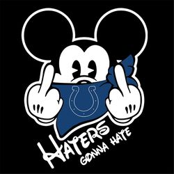 Haters Gonna Hate Svg, Pittsburgh Steelers Svg, NFL Svg, Football Svg, Cricut File, Clipart, Mickey Svg, Love Football S