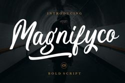 Magnifyco Bold Script Trending Fonts - Digital Font