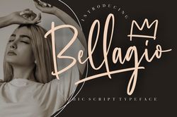 Bellagio Chic Script Typeface Trending Fonts - Digital Font