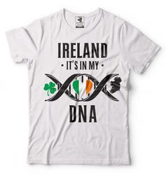 Ireland T-shirt Irish Heritage Tee Shirt St. Patrick's Day Shirt Ireland nationality heritage Shirt ShamrockTeeShirt T47