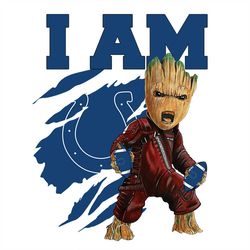 I Am Groot PNG Indianapolis Colts PNG, NFL PNG, Football PNG, Football Mom PNG, Printable 300 DPI