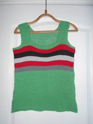 hand knit top