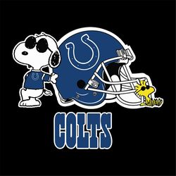 Indianapolis Colts Snoopy NFL Svg, Football Svg, Cricut File, Svg