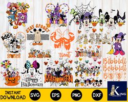 Mickey mummy and friends SVG , Disney halloween SVG DXF EPS PNG, for Cricut, digital, file cut, Instant Download