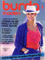 Retro Vintage Burda Magazine PDF 6 June 1986 In German
