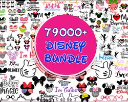 79.000 file Disney bundle SVG, Mega Disney svg dxf eps png, for Cricut, digital, file cut, Instant Download
