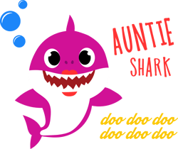 Baby shark svg, Baby shark cricut svg, Baby shark clipart svg, auntie shark svg File Cut Digital Download