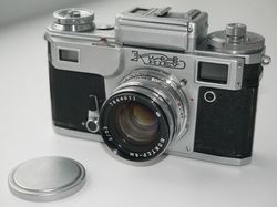 Kiev 4 rangefinder USSR Soviet 35mm camera Jupiter 8 Contax copy Vintage Decor