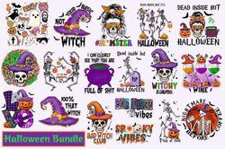 Witchy Halloween Sublimation Bundle Graphic