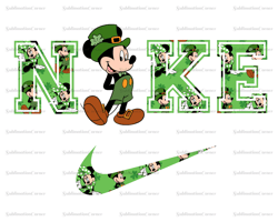 St Patricks Day Nike Png, Disney Png, Logo Brand Png, Nike Png - Instant Download