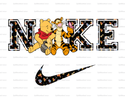 Winnie The Pooh x Nike Png, Cartoon Png, Logo Brand Png, Nike Png Instant Download