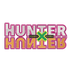 Hunter X Hunter Logo Embroidery Design Download File Anime Embroidery Design