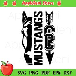 Mustangs svg, cross country svg, cut file, sports svg, Runner