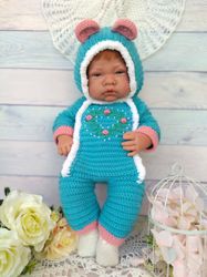 Reborn clothes - infant baby overall - baby doll clothes - antonio juan doll - antonio juan doll clothes