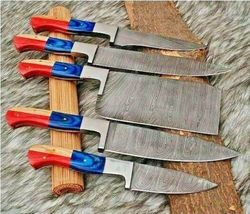 Knife Set, Kitchen Knives,camping Knife, Handmade Knife, Handforged Knife Set, Chef Knife Set, Handmade Custom Knife