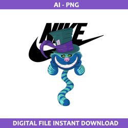 Cheshire Cat Nike Png, Nike Logo Png, Cheshire Cat Png, Ai Digital File