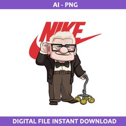 Carl Fredricksen Nike Png, Nike Logo Png, Carl Fredricksen Png, Ai Digital File