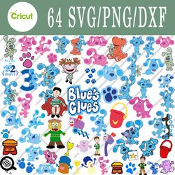 Blue's Clues svg, Blue's Clues bundle svg, Png, Dxf, Cutting File, Svg Files for Cricut, Silhouette
