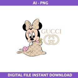Minnie Gucci Png, Gucci Logo Png, Minne Mosue Png, Disney Gucci Png, Ai Digital File
