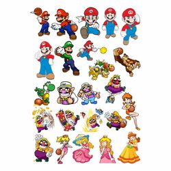 Super Mario SVG Bundle, Mario Bros svg, Mario Family Layered svg, Super Mario Bros Cut Files, Mario svg, Mario clipart
