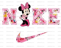 Minnie Mouse Nike x Nike Png, Logo Brand Png, Minnie Mouse Trendy Nike Png, Nike Png, Instant Download, Sublimation