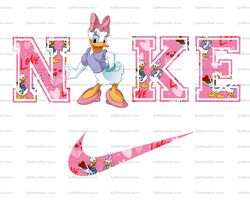 Daisy Duck Nike Png x Nike Png, Logo Brand Png, Donald Duck Daisy Duck Nike Png, Instant Download, Sublimation