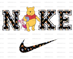 Winnie The Pooh And Piglet x Nike Png, Logo Brand Png, Pooh Piglet Nike Png, Nike Png, Instant Download, Sublimation
