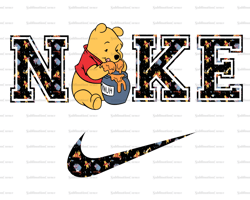 Winnie The Pooh Honey x Nike Png, Logo Brand Png, Pooh Honey Png, Nike Png, Instant Download, Sublimation