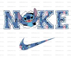 Stitch Nike Png x Nike Png, Logo Brand Png, Lilo And Stitch Png, Nike Png, Instant Download, Sublimation
