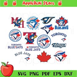Toronto Blue Jays Team Bundle SVG PNG, MLB Svg, Sport Svg