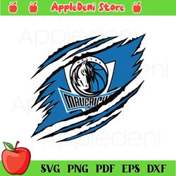 Dallas Mavericks Ripped PNG, JPG logo, Dallas Mavericks SVG, Sport