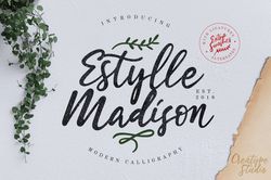 Estylle Madison Calligraphy Trending Fonts - Digital Font