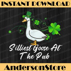 Silliest Goose at the pub Png, St. Patricks Day Png, Digital File, PNG High Quality, Sublimation, Instant Download