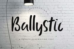 Ballystic Handwriting Typeface Trending Fonts - Digital Font